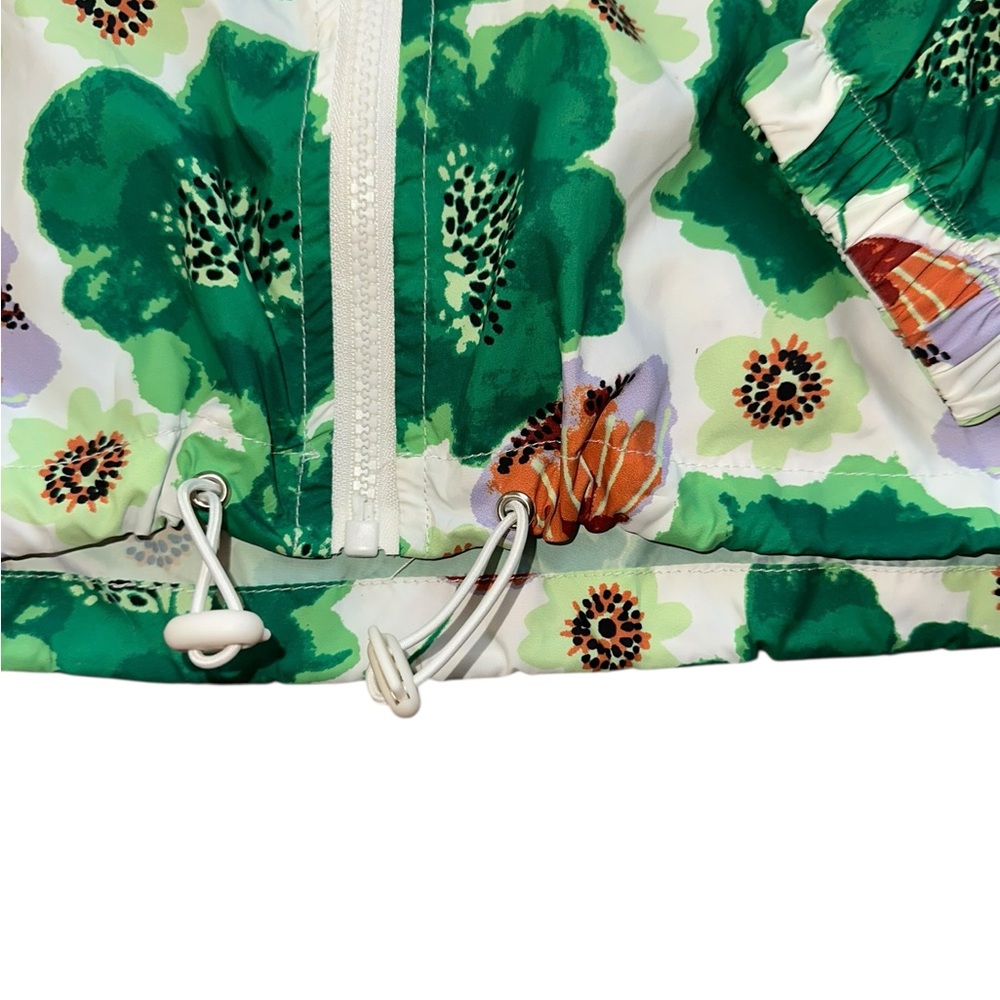 TCEC Botanical Print Light Weight- Green and Orange - Picture 2 of 2